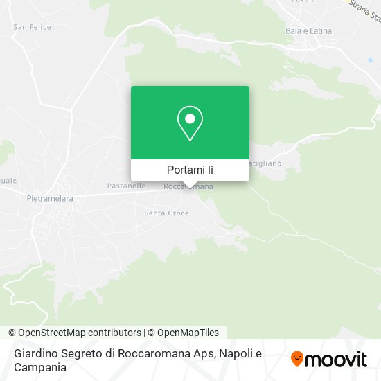 Mappa Giardino Segreto di Roccaromana Aps