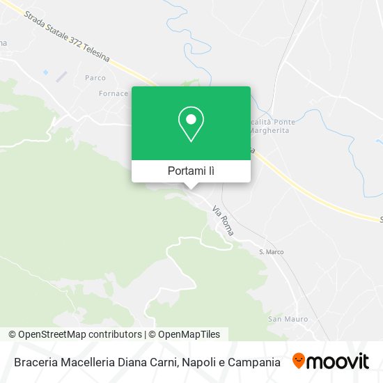 Mappa Braceria Macelleria Diana Carni