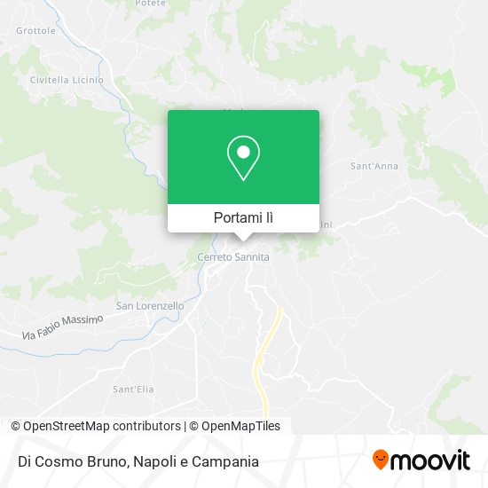 Mappa Di Cosmo Bruno
