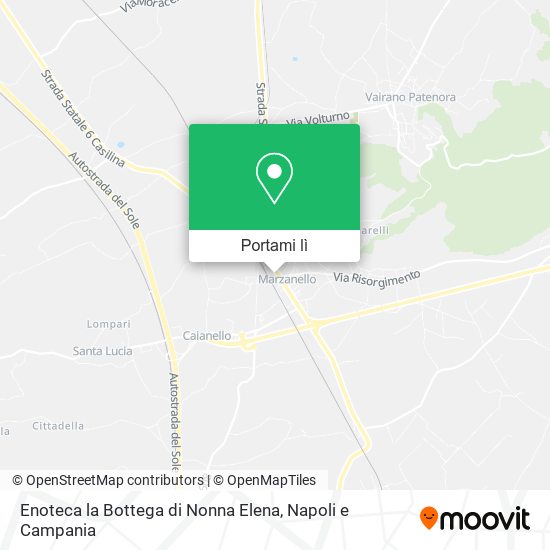 Mappa Enoteca la Bottega di Nonna Elena