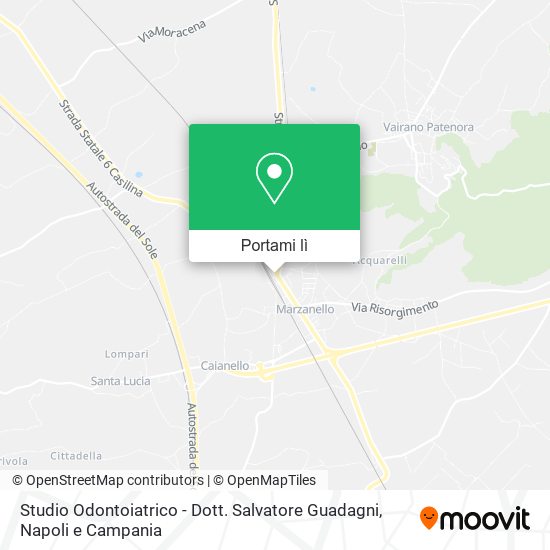 Mappa Studio Odontoiatrico - Dott. Salvatore Guadagni