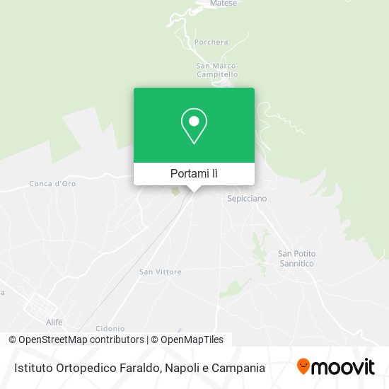 Mappa Istituto Ortopedico Faraldo