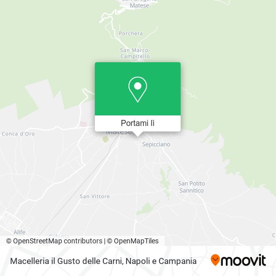 Mappa Macelleria il Gusto delle Carni