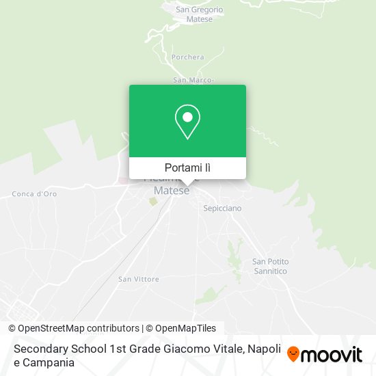 Mappa Secondary School 1st Grade Giacomo Vitale