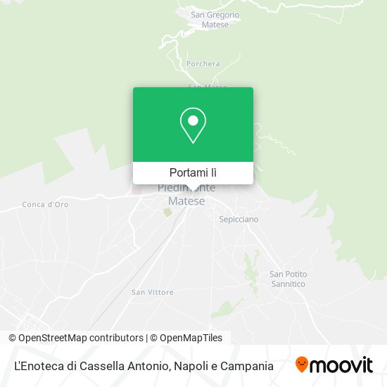 Mappa L'Enoteca di Cassella Antonio