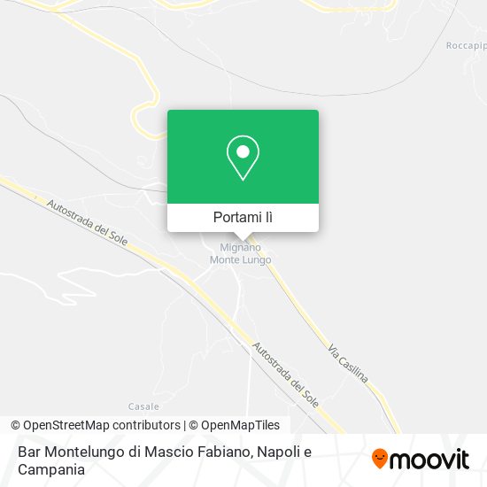 Mappa Bar Montelungo di Mascio Fabiano