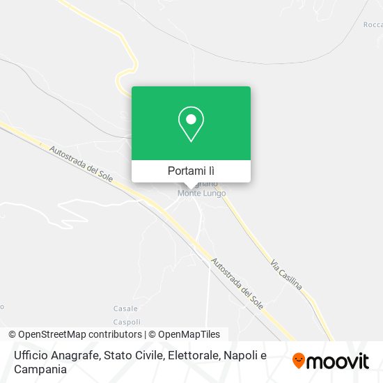 Mappa Ufficio Anagrafe, Stato Civile, Elettorale
