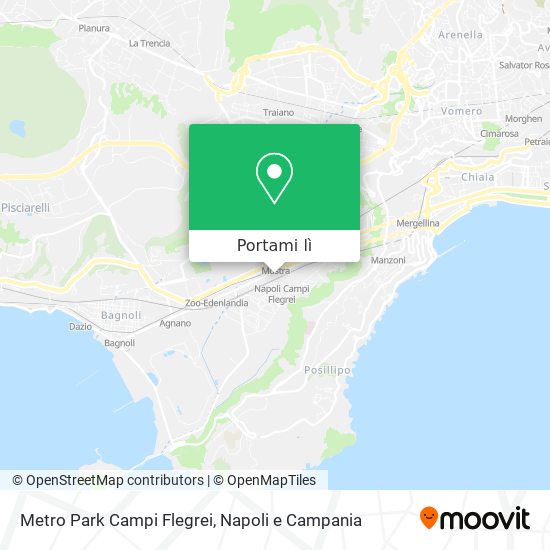 Mappa Metro Park Campi Flegrei
