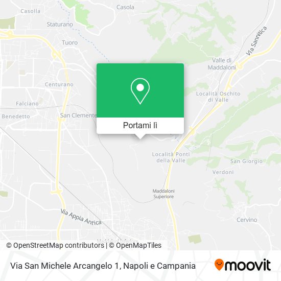 Mappa Via San Michele Arcangelo  1