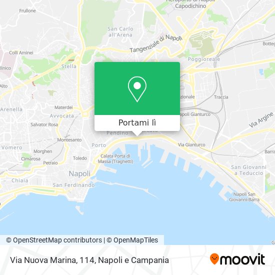 Mappa Via Nuova Marina, 114