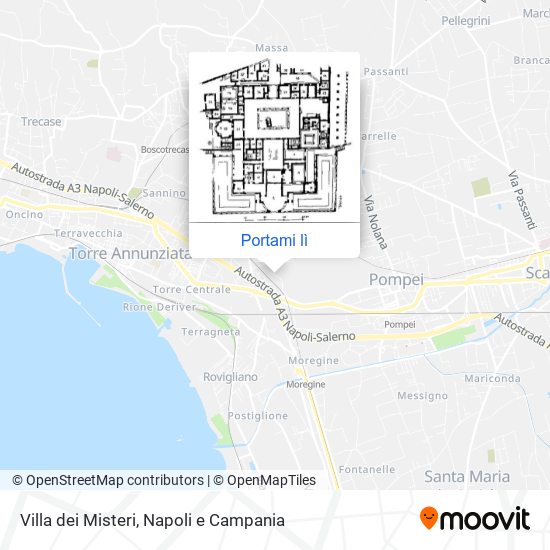 Mappa Villa dei Misteri