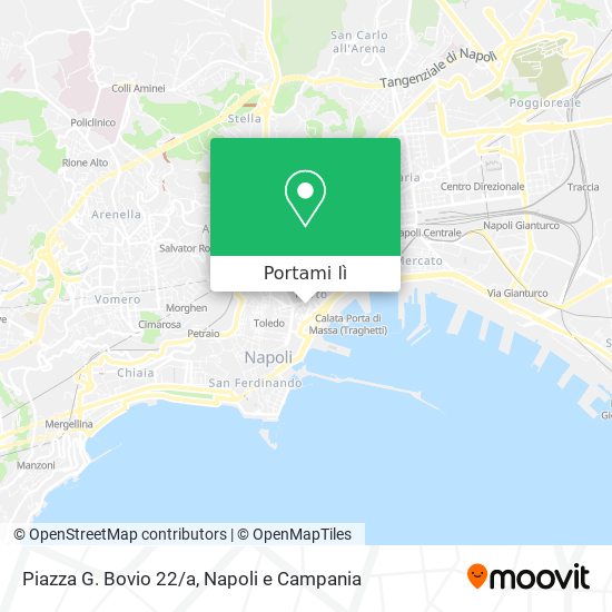 Mappa Piazza G. Bovio 22/a