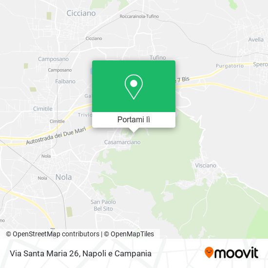 Mappa Via Santa Maria  26