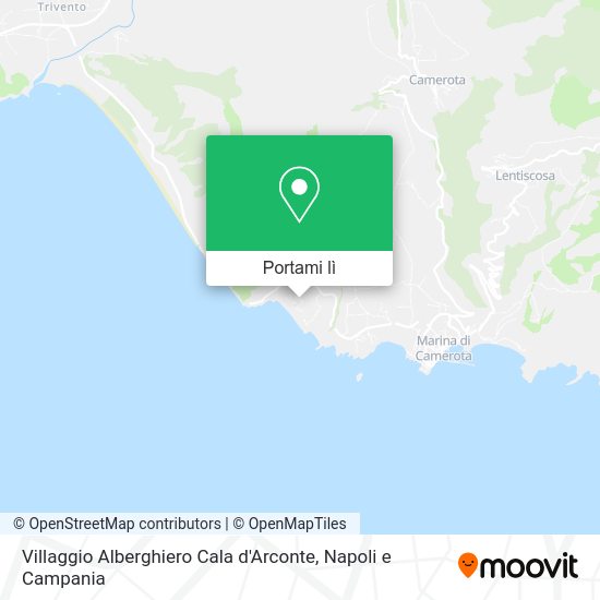 Mappa Villaggio Alberghiero Cala d'Arconte