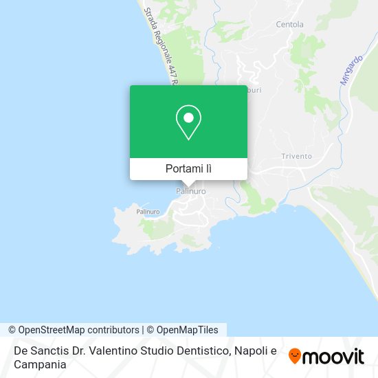 Mappa De Sanctis Dr. Valentino Studio Dentistico