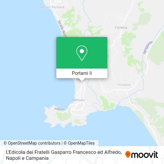 Mappa L'Edicola dei Fratelli Gasparro Francesco ed Alfredo