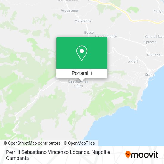 Mappa Petrilli Sebastiano Vincenzo Locanda