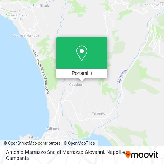 Mappa Antonio Marrazzo Snc di Marrazzo Giovanni