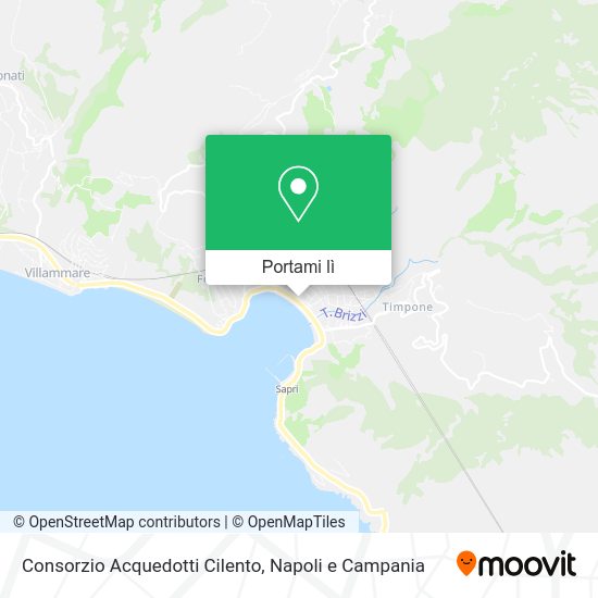 Mappa Consorzio Acquedotti Cilento