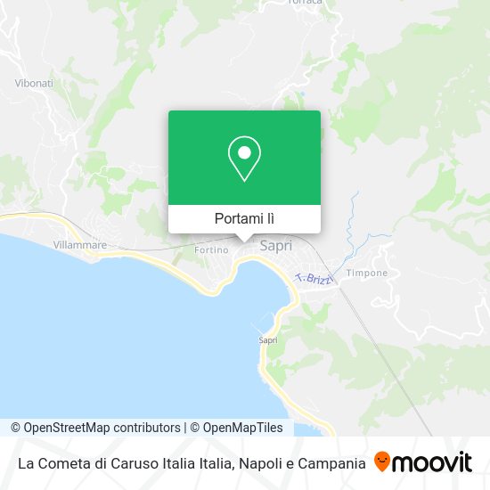 Mappa La Cometa di Caruso Italia Italia