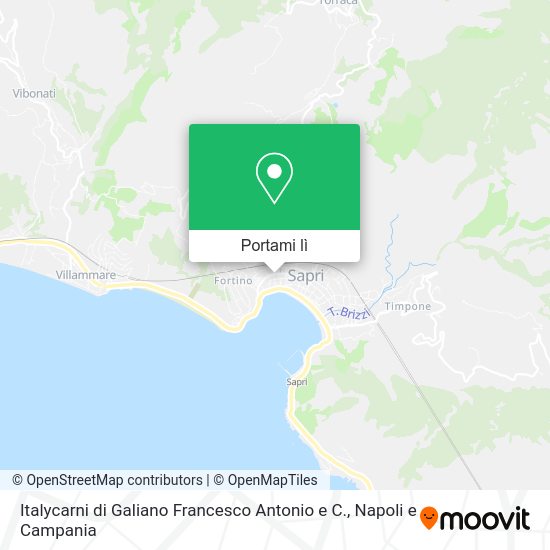 Mappa Italycarni di Galiano Francesco Antonio e C.