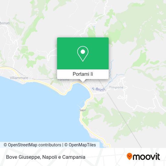 Mappa Bove Giuseppe