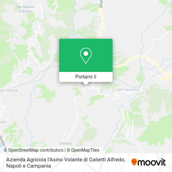 Mappa Azienda Agricola l'Asino Volante di Galietti Alfredo