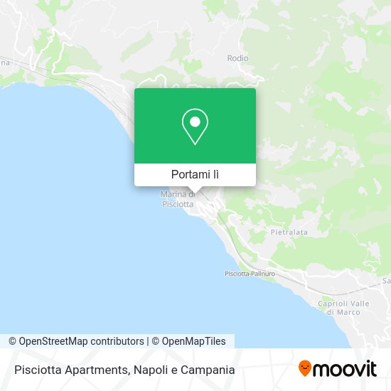 Mappa Pisciotta Apartments