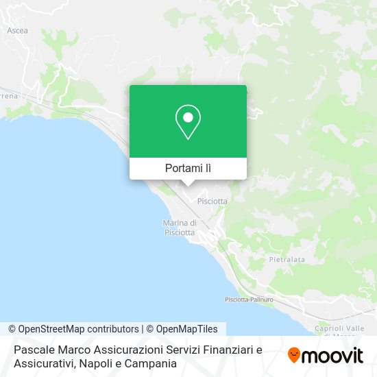 Mappa Pascale Marco Assicurazioni Servizi Finanziari e Assicurativi
