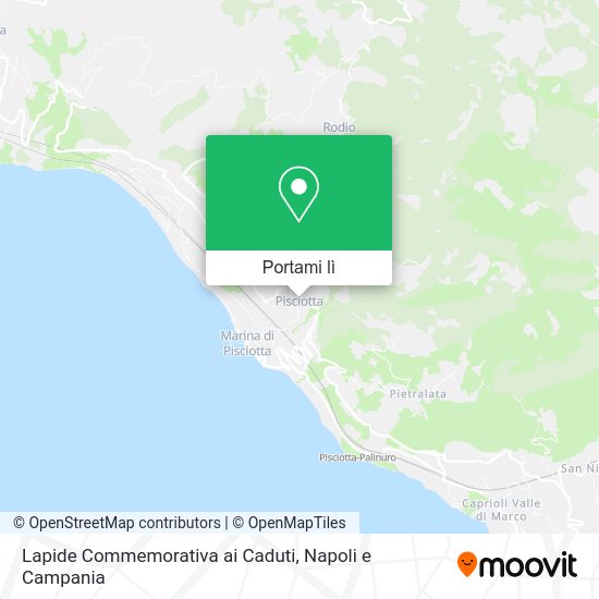 Mappa Lapide Commemorativa ai Caduti