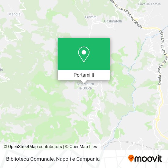 Mappa Biblioteca Comunale