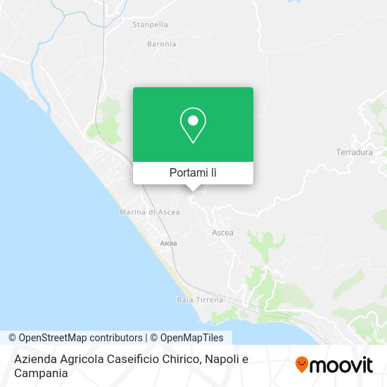 Mappa Azienda Agricola Caseificio Chirico