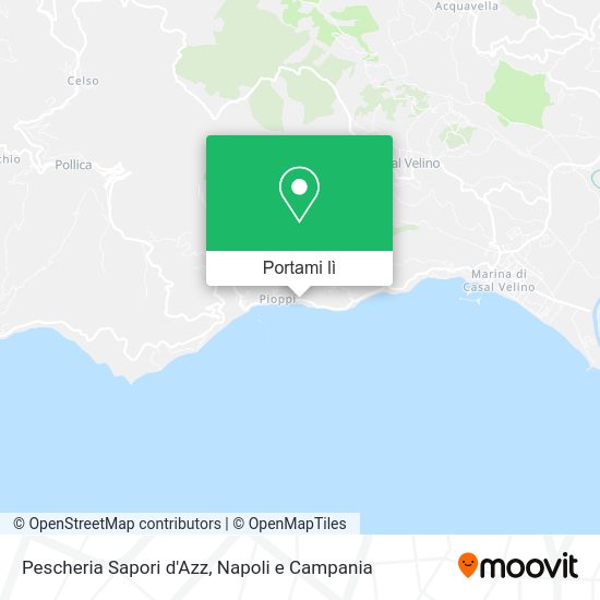 Mappa Pescheria Sapori d'Azz