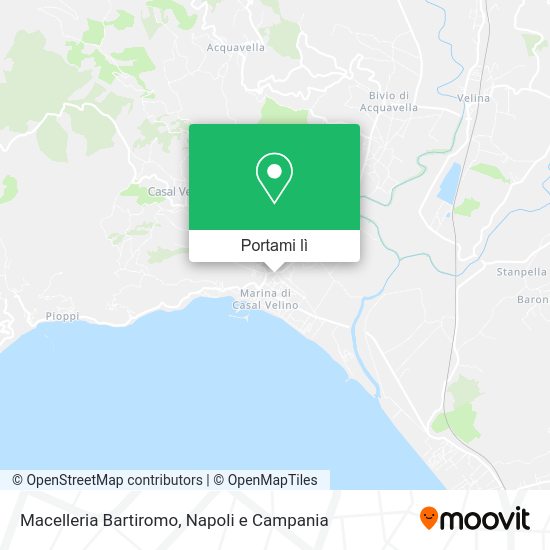 Mappa Macelleria Bartiromo