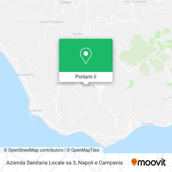 Mappa Azienda Sanitaria Locale sa 3