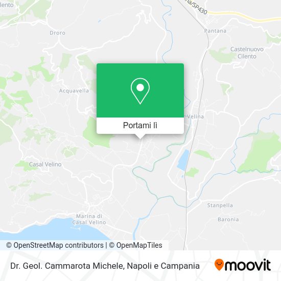 Mappa Dr. Geol. Cammarota Michele