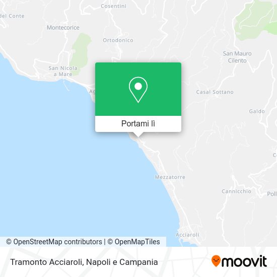 Mappa Tramonto Acciaroli