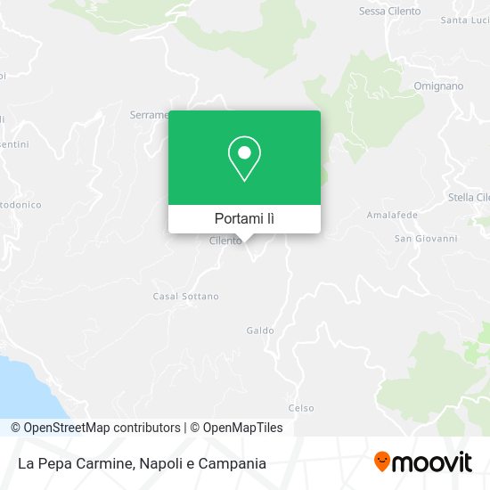 Mappa La Pepa Carmine