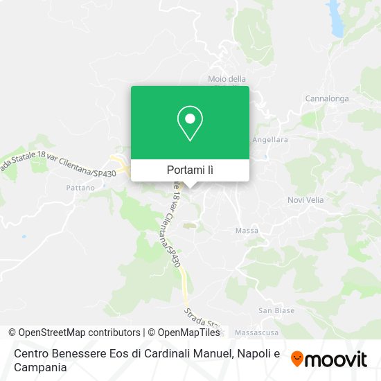 Mappa Centro Benessere Eos di Cardinali Manuel