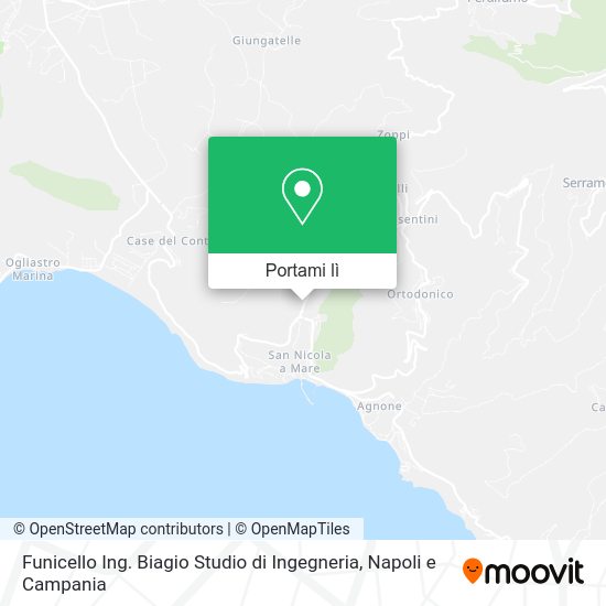 Mappa Funicello Ing. Biagio Studio di Ingegneria