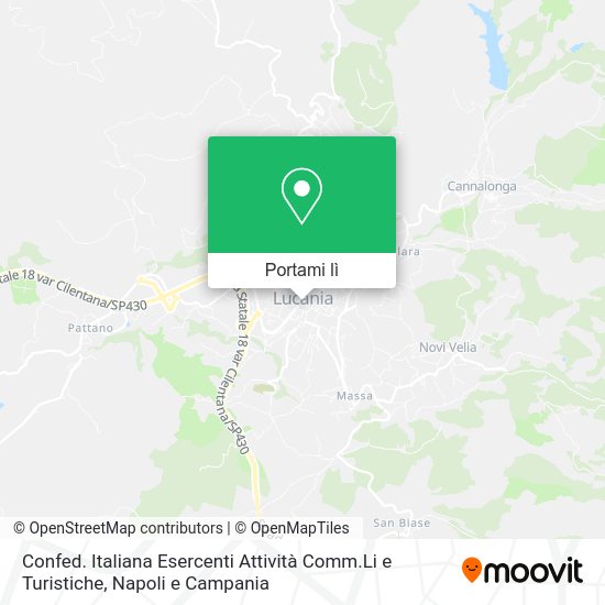 Mappa Confed. Italiana Esercenti Attività Comm.Li e Turistiche