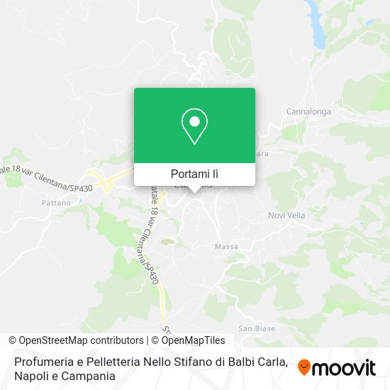 Mappa Profumeria e Pelletteria Nello Stifano di Balbi Carla