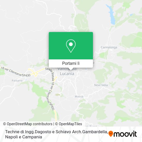 Mappa Techne di Ingg.Dagosto e Schiavo Arch.Gambardella
