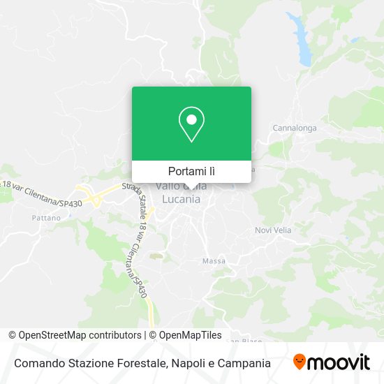 Mappa Comando Stazione Forestale