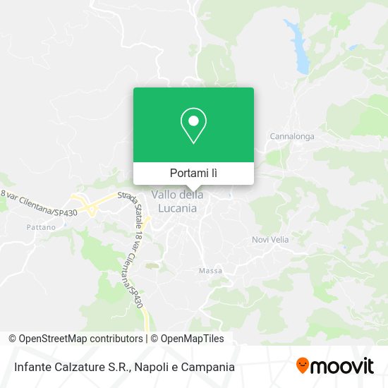 Mappa Infante Calzature S.R.
