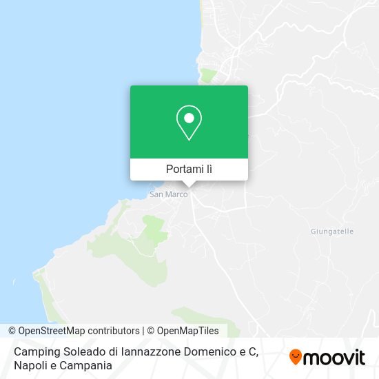 Mappa Camping Soleado di Iannazzone Domenico e C