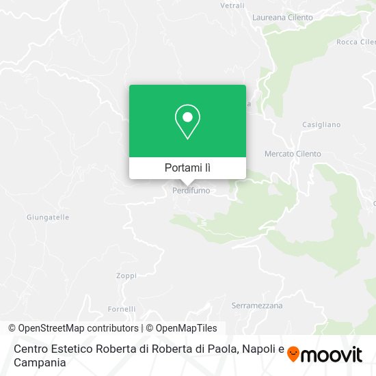 Mappa Centro Estetico Roberta di Roberta di Paola