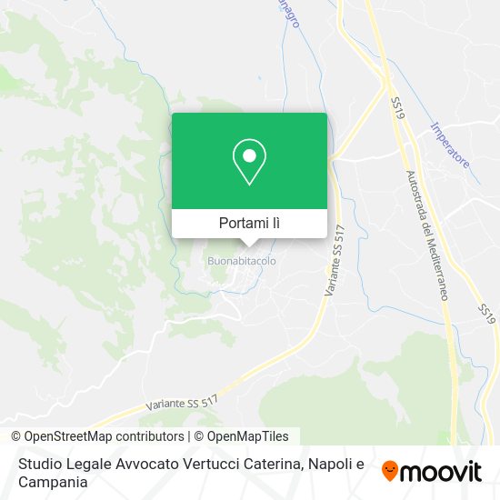 Mappa Studio Legale Avvocato Vertucci Caterina