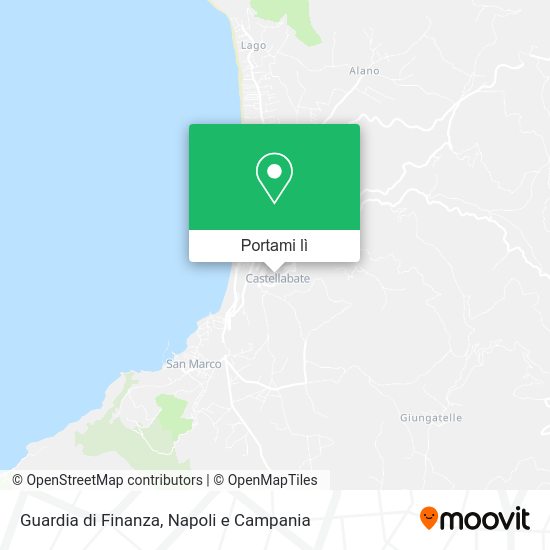 Mappa Guardia di Finanza
