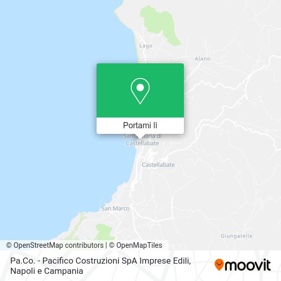 Mappa Pa.Co. - Pacifico Costruzioni SpA Imprese Edili